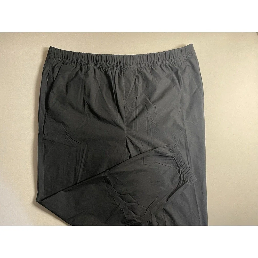 Banana Republic Pants Men’s Black Nylon Athletic Joggers Elastic Waist Size XL